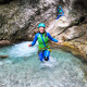 Happy girl in Sušec gorge.